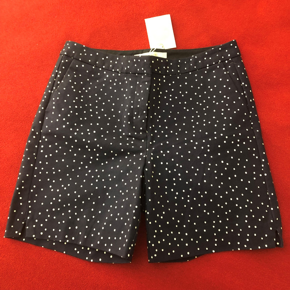 Boden Pants - NWT Boden Richmond shorts navy dot